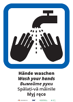 Biosicherheit: Hände waschen