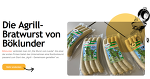 Rostbratwurst von Böklunder - mit dem Agrill-Logo
© Robert Quakernack Rostbratwurst von Böklunder - mit dem Agrill-Logo
© Robert Quakernack