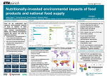 Green Ashley 2021: Nutritionaly-invested environmental impacts of food products ... ETH Zürich