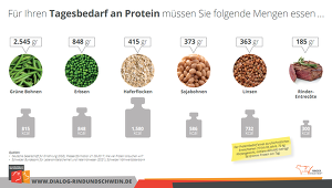 Tagesbedarf Proteine